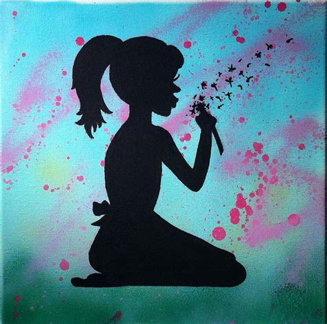 silhouette canvas painting|painting silhouettes on canvas.